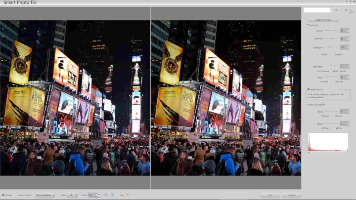Smart Photo Fix Feature in Corel PaintShop Pro